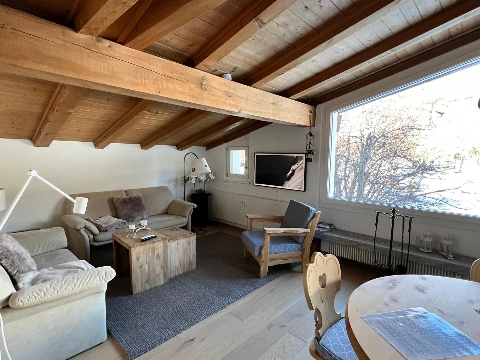 Appartement Chesa Suot Ovas à Sils-Maria Chambre photo