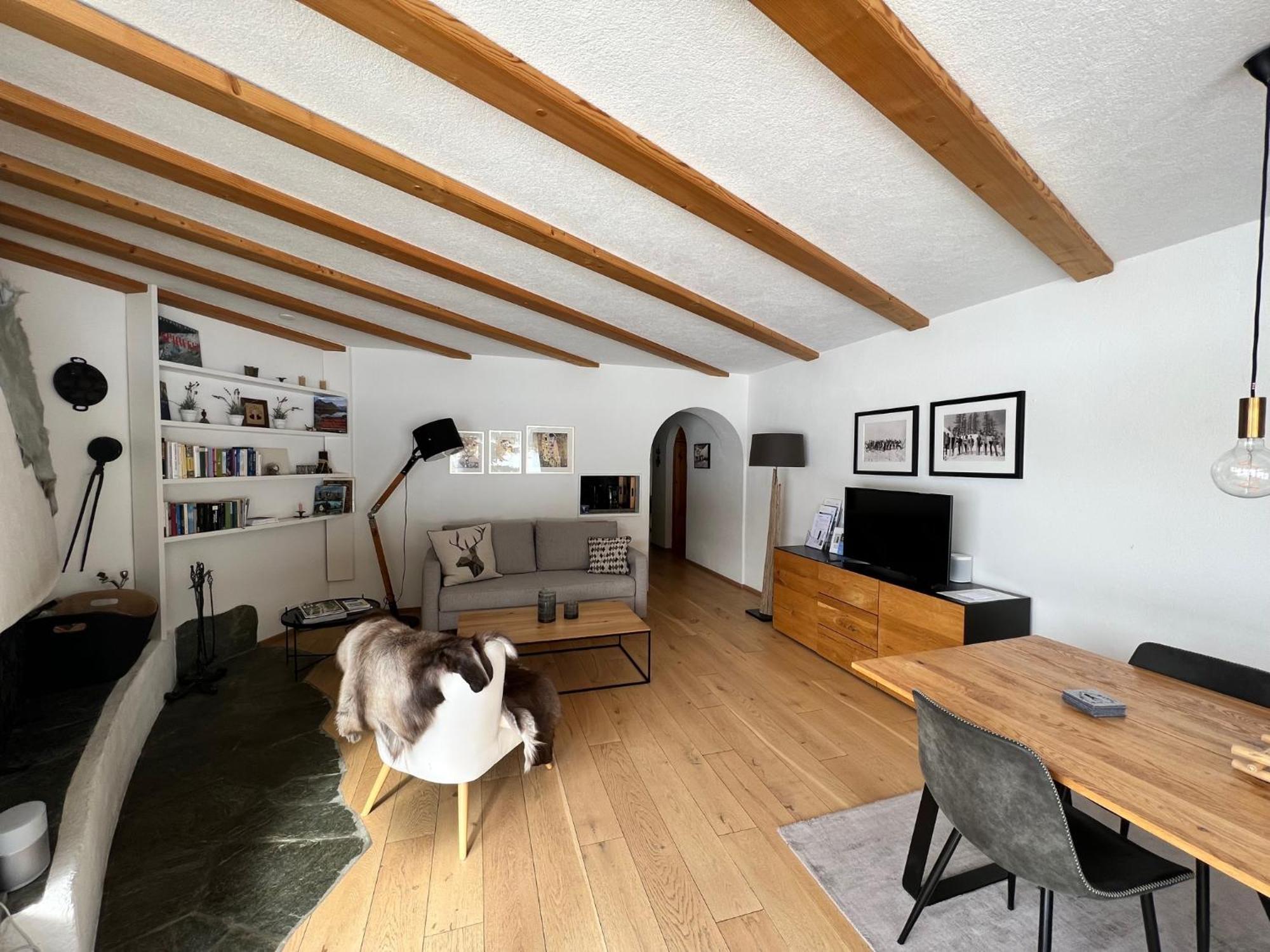 Appartement Chesa Suot Ovas à Sils-Maria Chambre photo