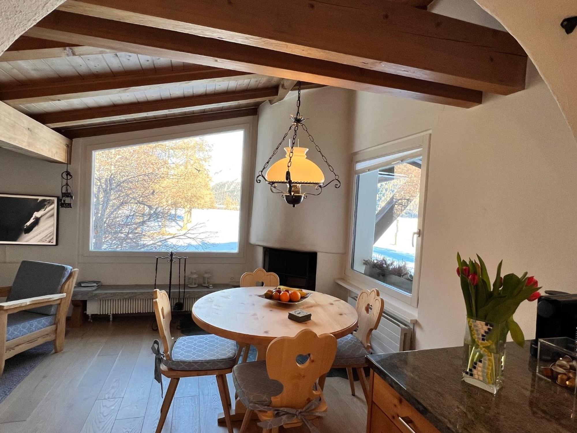 Appartement Chesa Suot Ovas à Sils-Maria Chambre photo