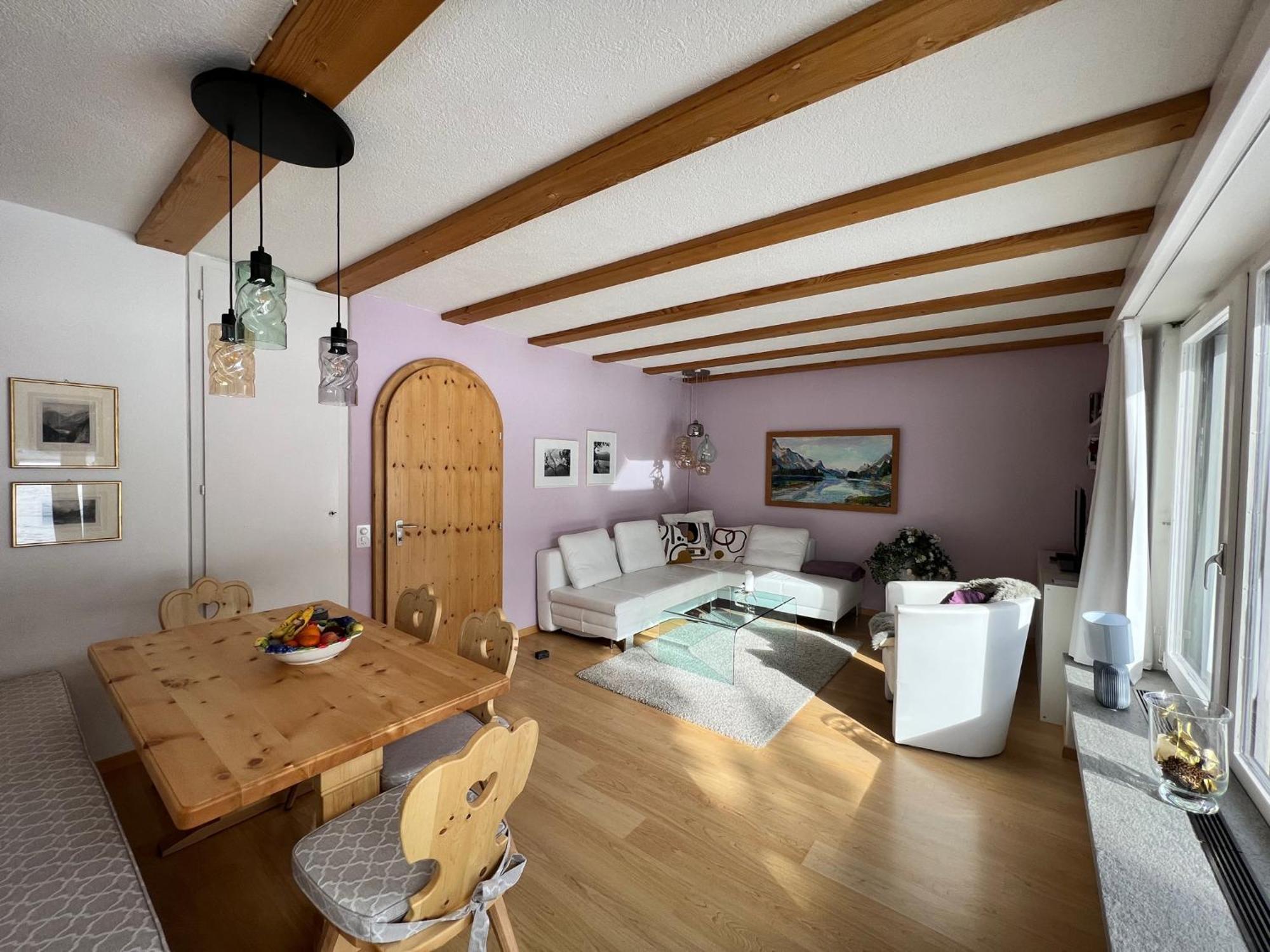 Appartement Chesa Suot Ovas à Sils-Maria Chambre photo